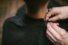 Пеньюар с неопреновым воротником REBEL BARBER Noble Black