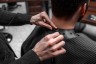 Пеньюар с неопреновым воротником REBEL BARBER Dark Obsidian