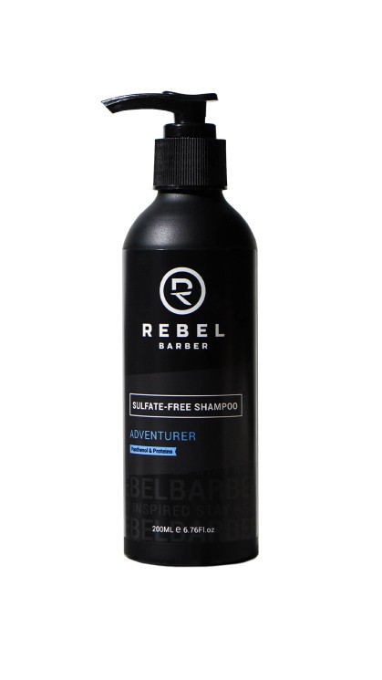 Премиальный бессульфатный шампунь REBEL BARBER Daily Shampoo 200 мл