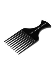 Премиальный гребень-афропик REBEL BARBER AFRO COMB TOTAL BLACK