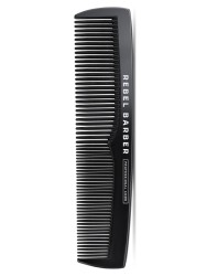 Премиальная мужская расческа REBEL BARBER Men's Comb Total Black