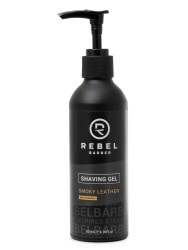 Премиальный гель для бритья REBEL BARBER Smoky Leather 200 мл