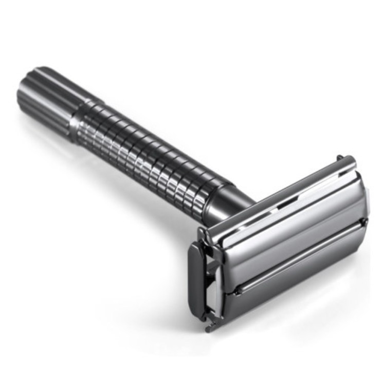 Бритвенный T-образный станок REBEL BARBER Compact Midnight Black